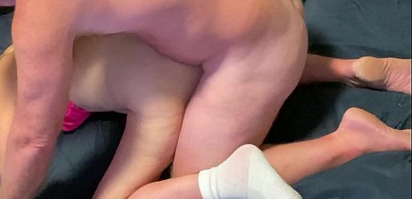 Horny Wife Enjoys A Slow Doggy Style Fuck Big Cumshot On Ass
